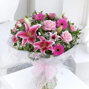 Baby Girl Hand-tied In Water