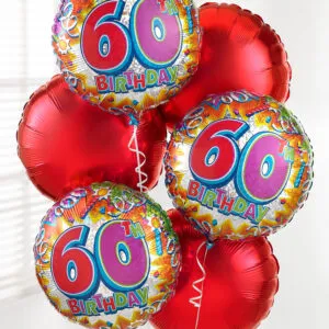 60th Birthday Balloon Bouquet