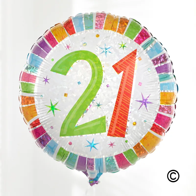 21st Birthday Balloon