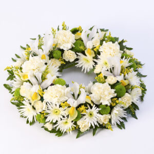 Classic Wreath Yellow & Cream