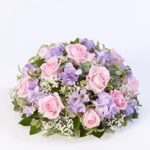 Rose and Freesia Posy Pink & Lilac