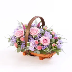 Mixed Basket - Pink and Lilac