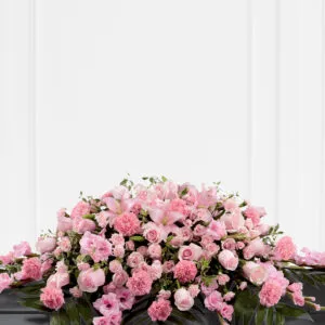 Pink Mixed Casket Spray