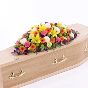 Vibrant Casket Spray