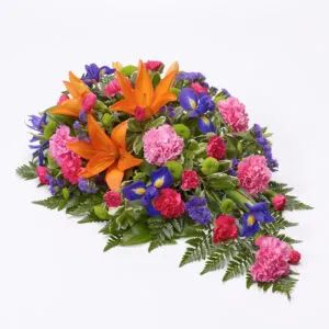 Lily and Iris Teardrop Spray Vibrant