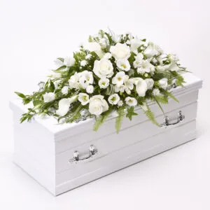 Children's Casket Spray White