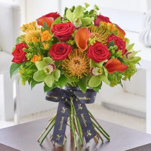 Orchid, Rose and Calla Lily