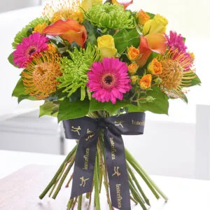 Rose and Calla Lily Vibrant Bouquet