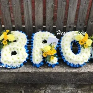 BRO Funeral Flower Tribute