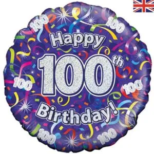 100th Birthday Balloon-Standard