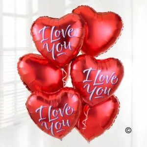 I Love you balloon bouquet