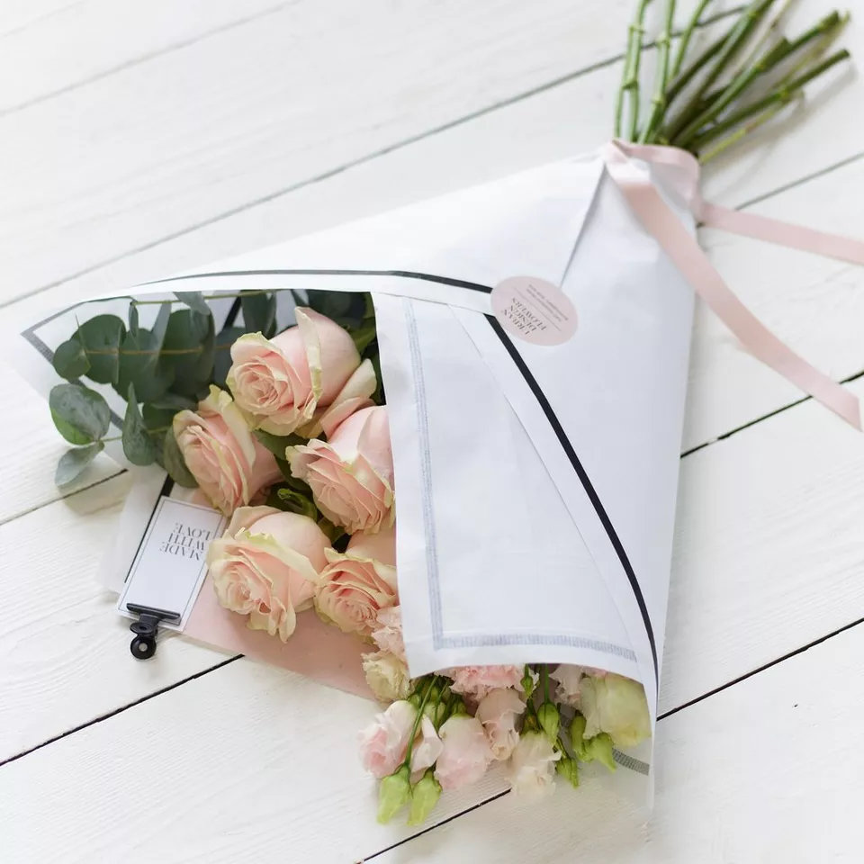 Simply Beautiful –  Pink Flower Wrap