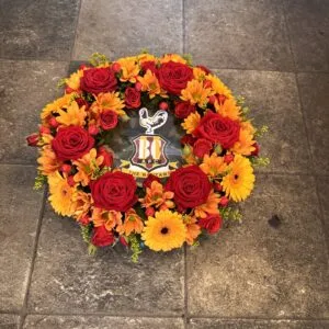 Bradford City AFC Tribute Wreath (14")