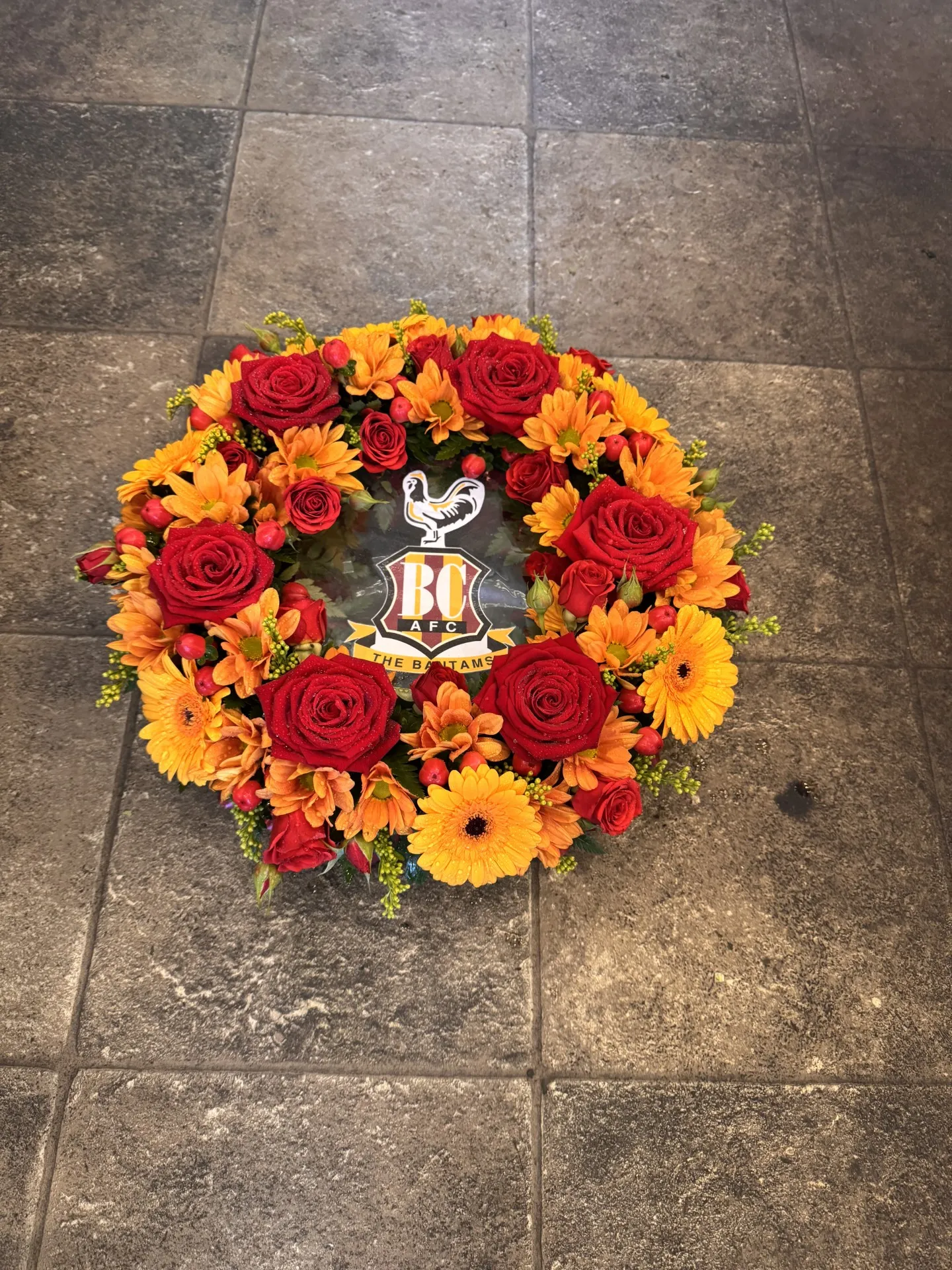 Bradford City AFC Tribute Wreath (14